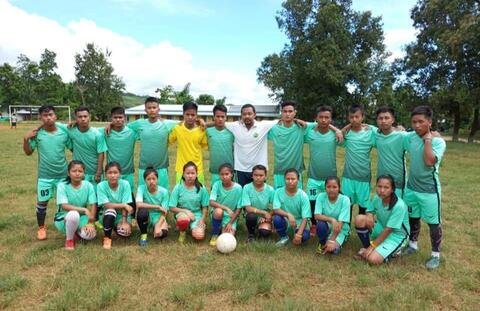 Senior Boys and Girls Football teams